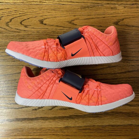 Nike Zoom TJ Elite Triple Jump Track Spikes Shoes Mango Men Size 5.5 6.5 NEW